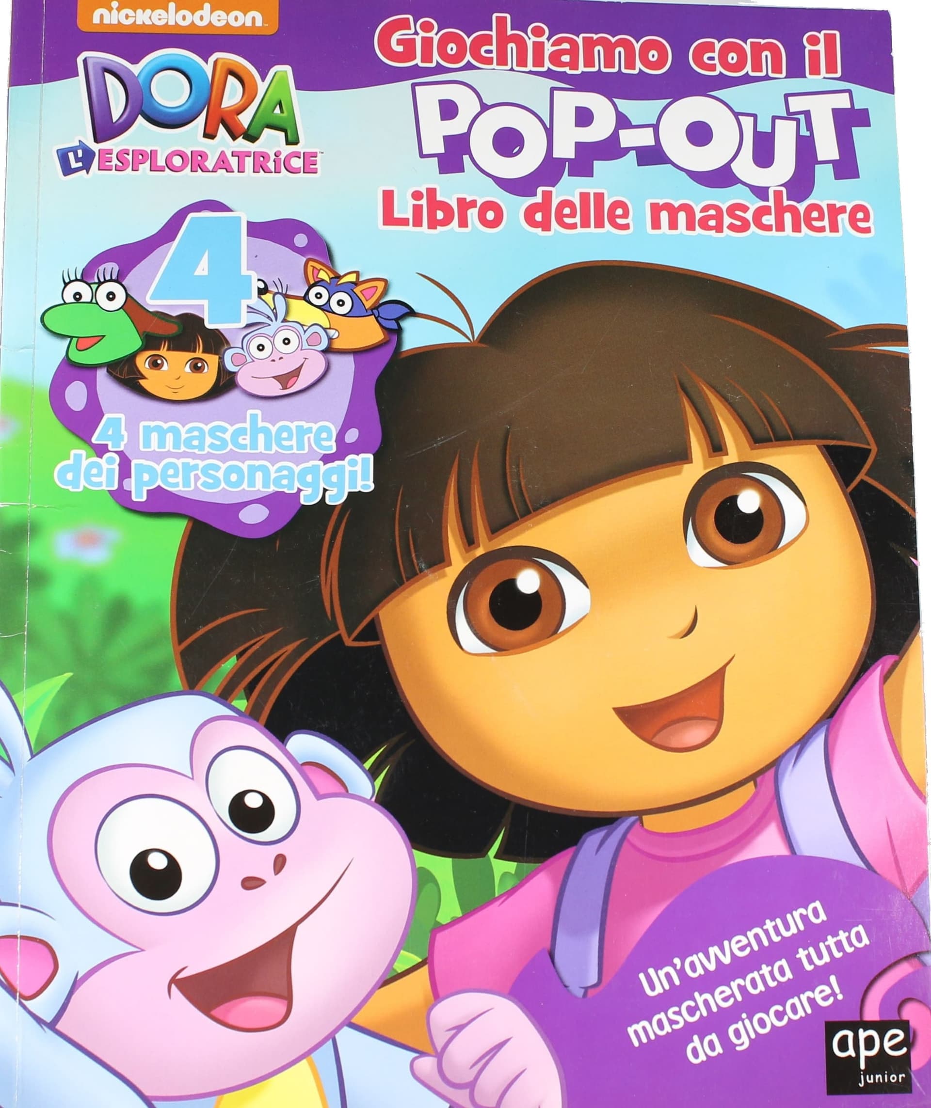 Libro Dora l'esploratrice maschere pop out - Ape Junior