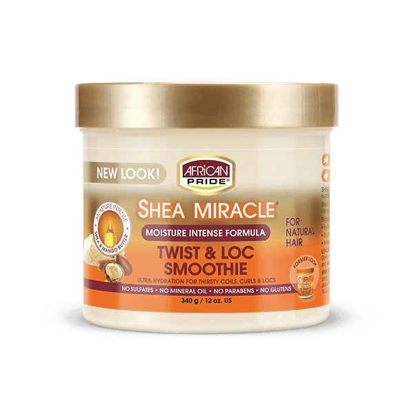 AFRICAN PRIDE SHEA TWIST& LOC SMOOTHIE 12oz PER CAPELLI - 2