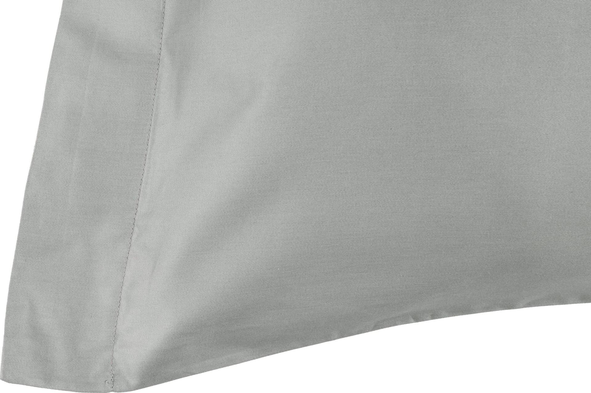Completo Letto in Raso di puro cotone Grigio Perla - Vanita di raso