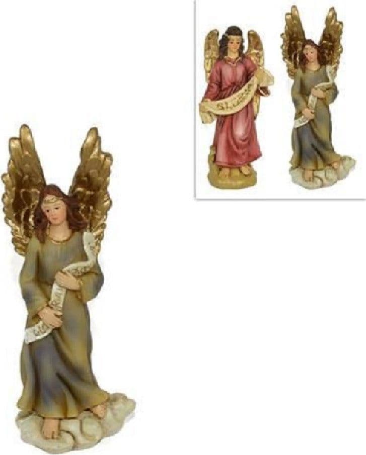 STATUINA ANGELO 9 CM PER PRESEPE IN RESINA DECORO NATALE NATALIZIO NATIVITA' - 2