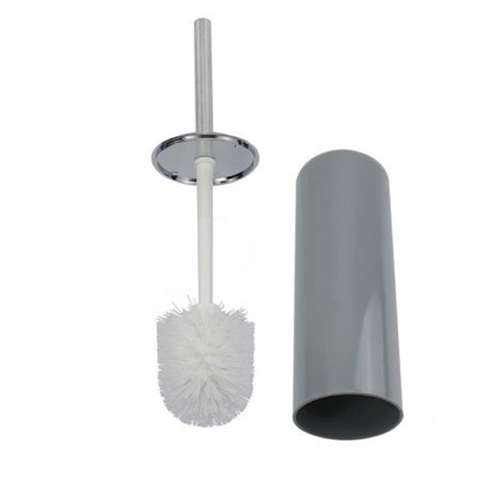 PORTASCOPINO PORTA SCOPINO CON SCOPETTINO WC BAGNO WATER GRIGIO SILVER 69483 - 3