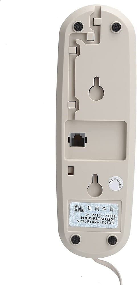 MINI TELEFONO FISSO CON FILO LINEA FISSA CLASSICO DA PARETE UFFICIO FAMIGLIA - 9