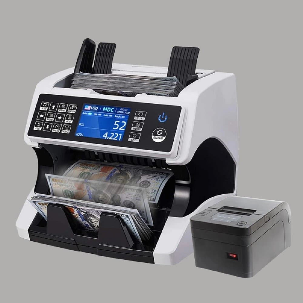 CONTABANCONOTE DOLLARO EURO CONTATORE DI VALORE MISTO RILEVATORE DUAL CIS AL-920 - 3