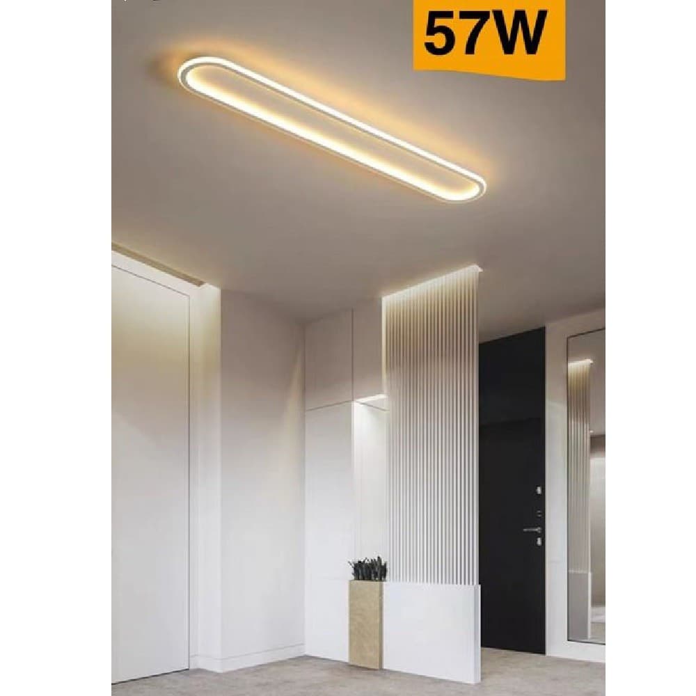 PLAFONIERA LED 57 W LAMPADA SOFFITTO DESIGN MODERNO LUCE 4000K 3000K 6500K C43B - 8