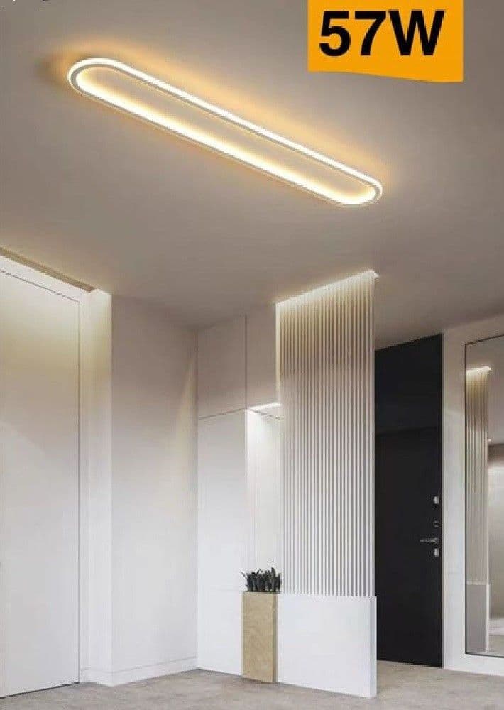 PLAFONIERA LED 57 W LAMPADA SOFFITTO DESIGN MODERNO LUCE 4000K 3000K 6500K C43B - 2