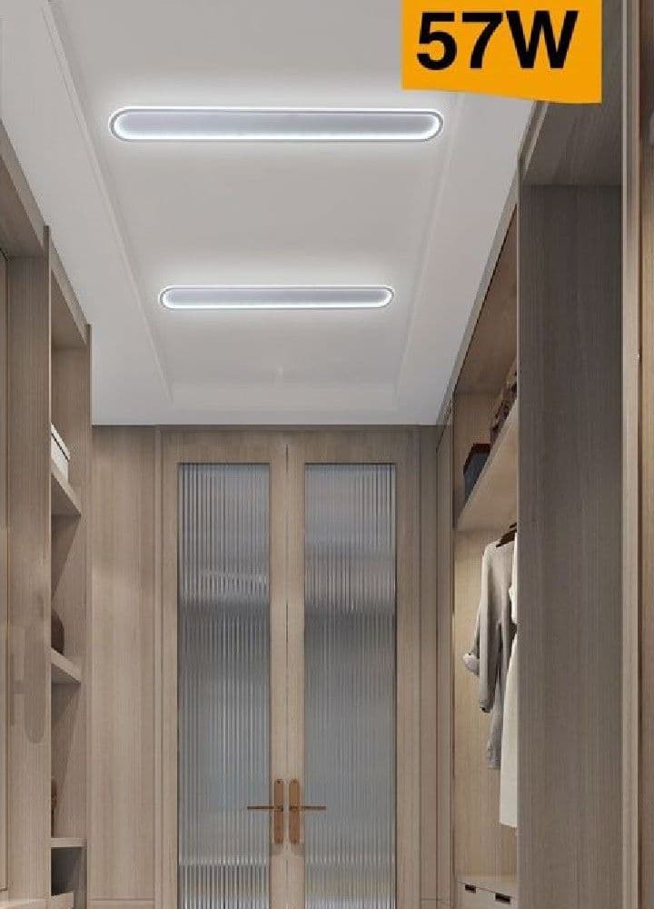 PLAFONIERA LED 57 W LAMPADA SOFFITTO DESIGN MODERNO LUCE 4000K 3000K 6500K C43B - 3