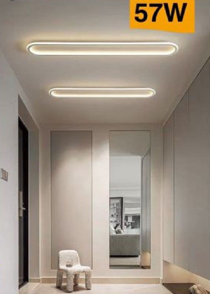 PLAFONIERA LED 57 W LAMPADA SOFFITTO DESIGN MODERNO LUCE 4000K 3000K 6500K C43B - 4