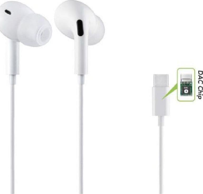 AURICOLARI STEREO IN-EAR CUFFIE CONNETTORE TYPE-C DAC CHIP SMARTPHONE AU-TC02 - 5