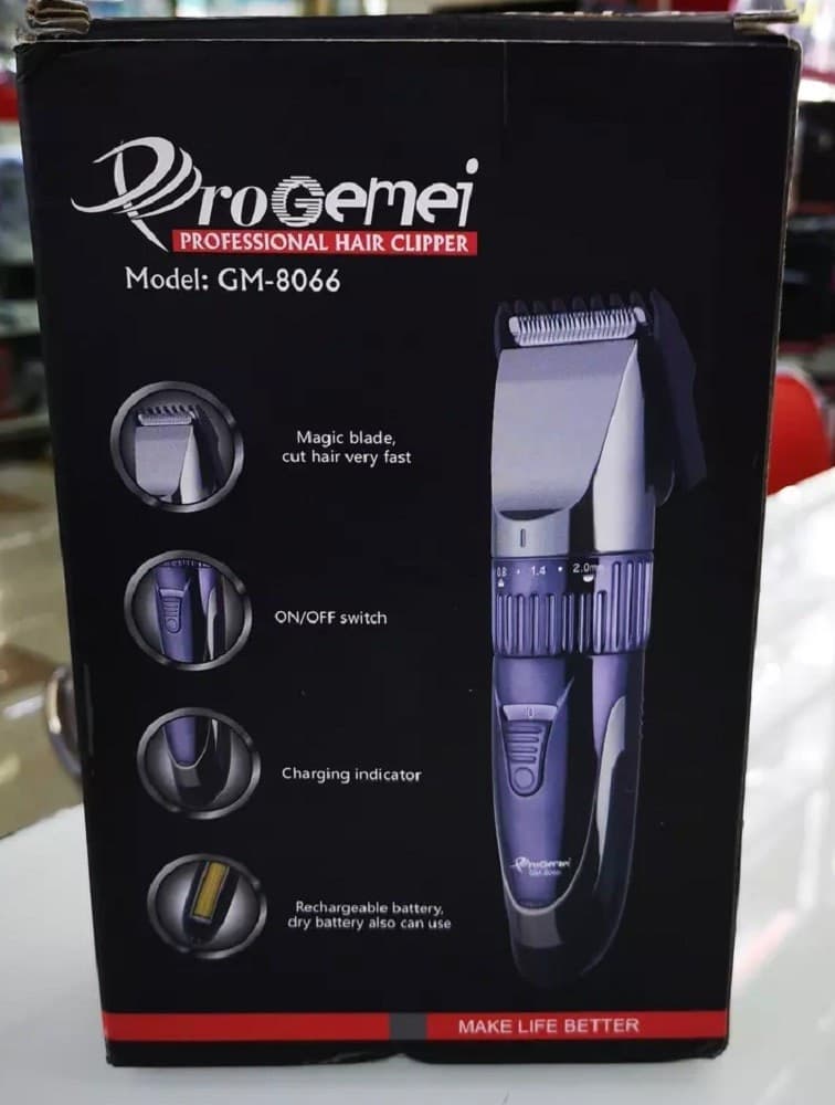 TAGLIACAPELLI CLIPPER PROFESSIONALE ELETTRICO RICARICABILE A BATTERIA GM-8066 - 6