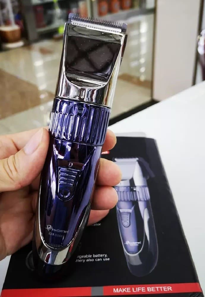TAGLIACAPELLI CLIPPER PROFESSIONALE ELETTRICO RICARICABILE A BATTERIA GM-8066 - 7