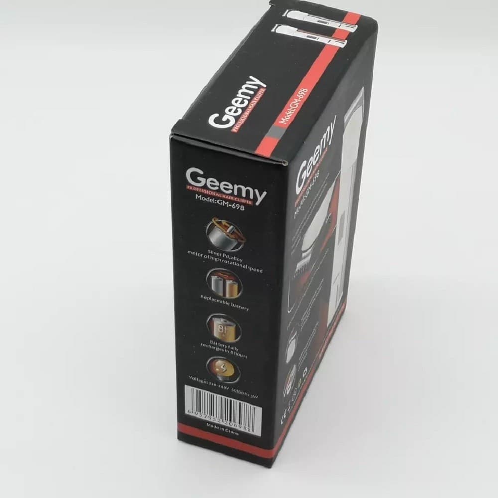 TAGLIACAPELLI TAGLIABARBA PROFESSIONALE ELETTRICO A BATTERIA RICARICABILE GM-698 - 10