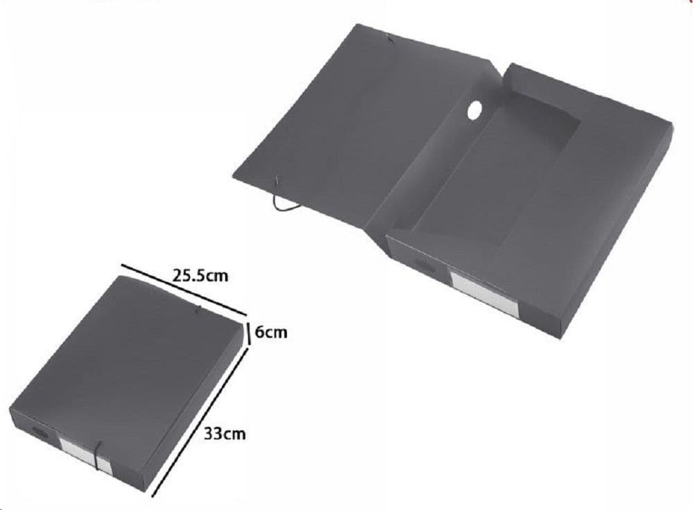 PORTADOCUMENTI CARTELLINA CARTELLA MOLLA GRIGIA CUSTODIA 33 X 25.5 X 6 CM 72214