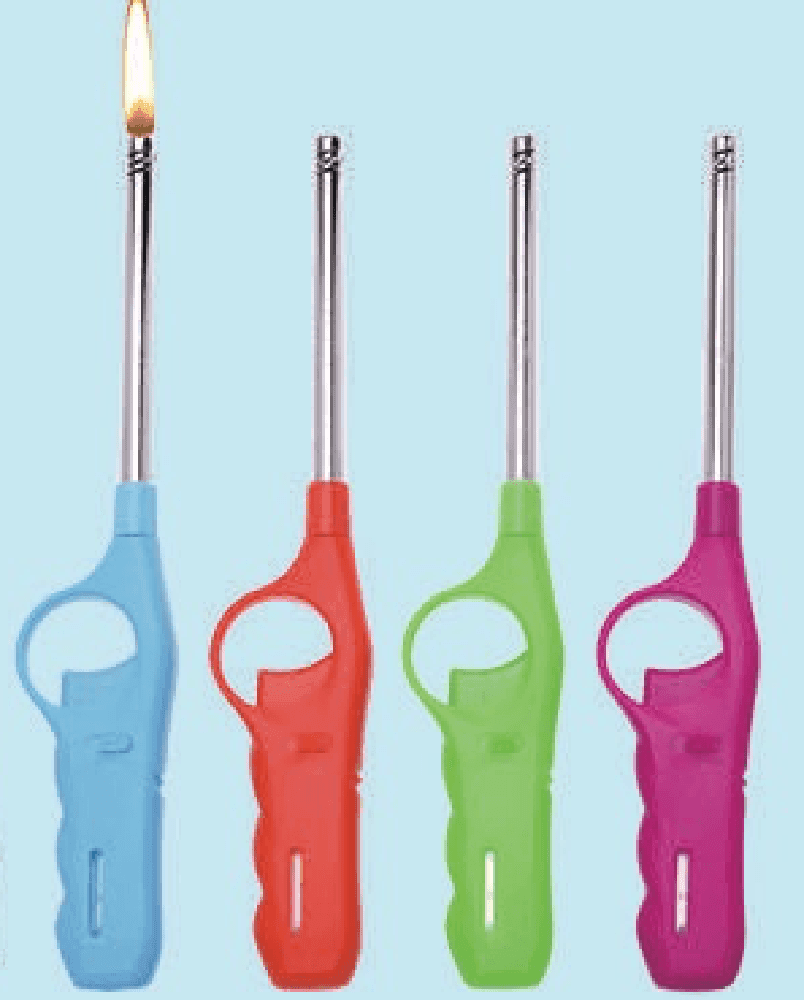 SET 16 PZ ACCENDINO ACCENDIGAS RICARICABILE BARBECUE UTILITY LIGHTERS 40411498 - 3
