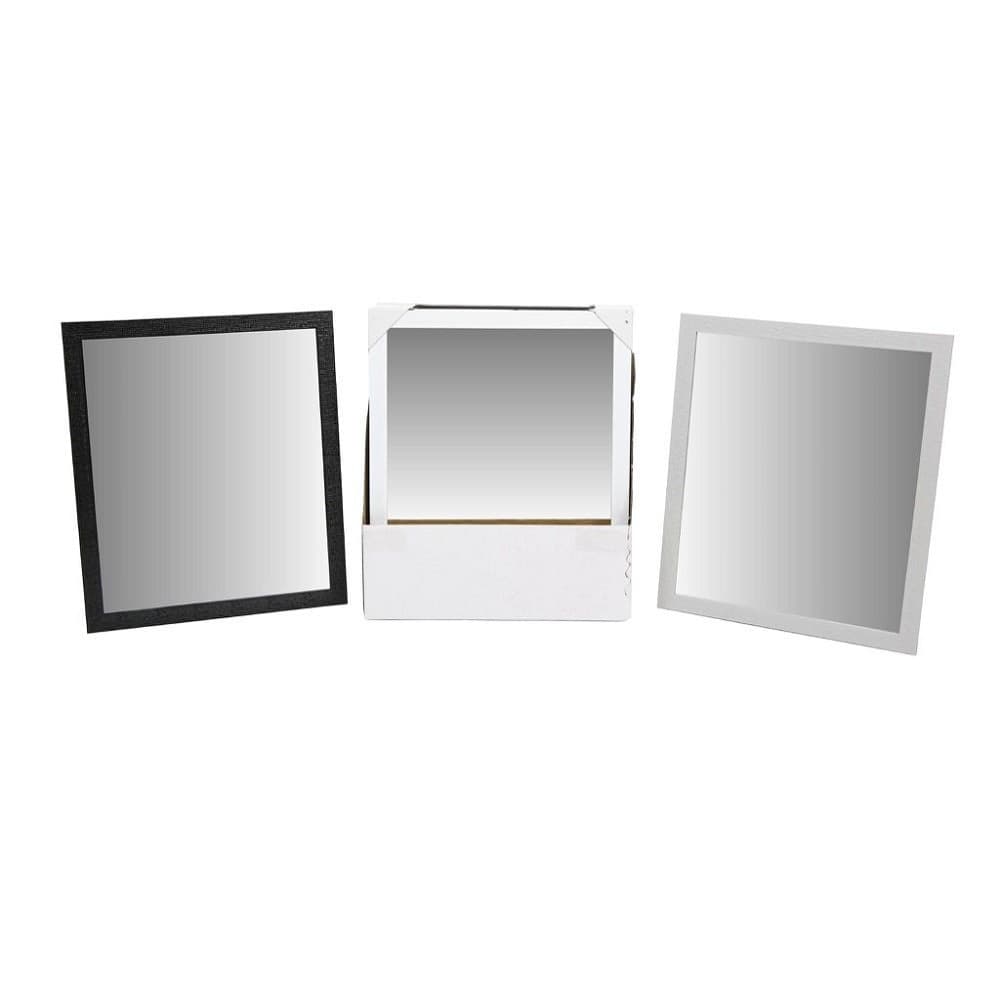 SPECCHIO SPECCHIERA RETTANGOLARE CON CORNICE DECORATA IN PVC 50 X 60 CM 219110