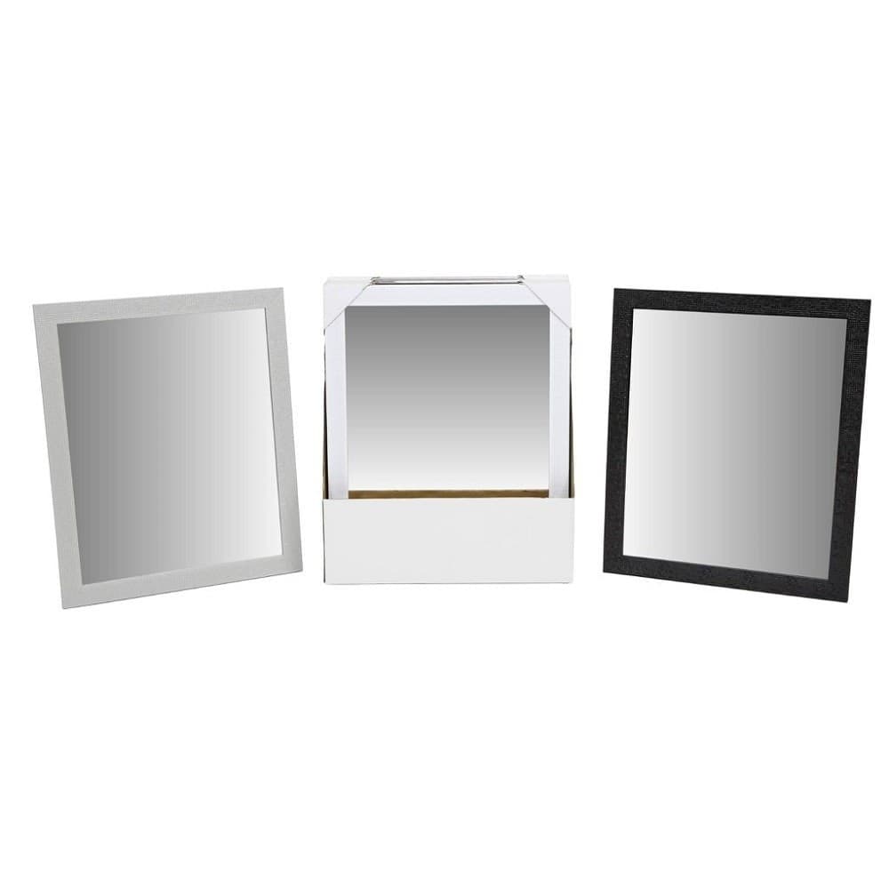 SPECCHIO RETTANGOLARE SPECCHIERA CON CORNICE DECORATA IN PVC 40 X 50 CM 219108