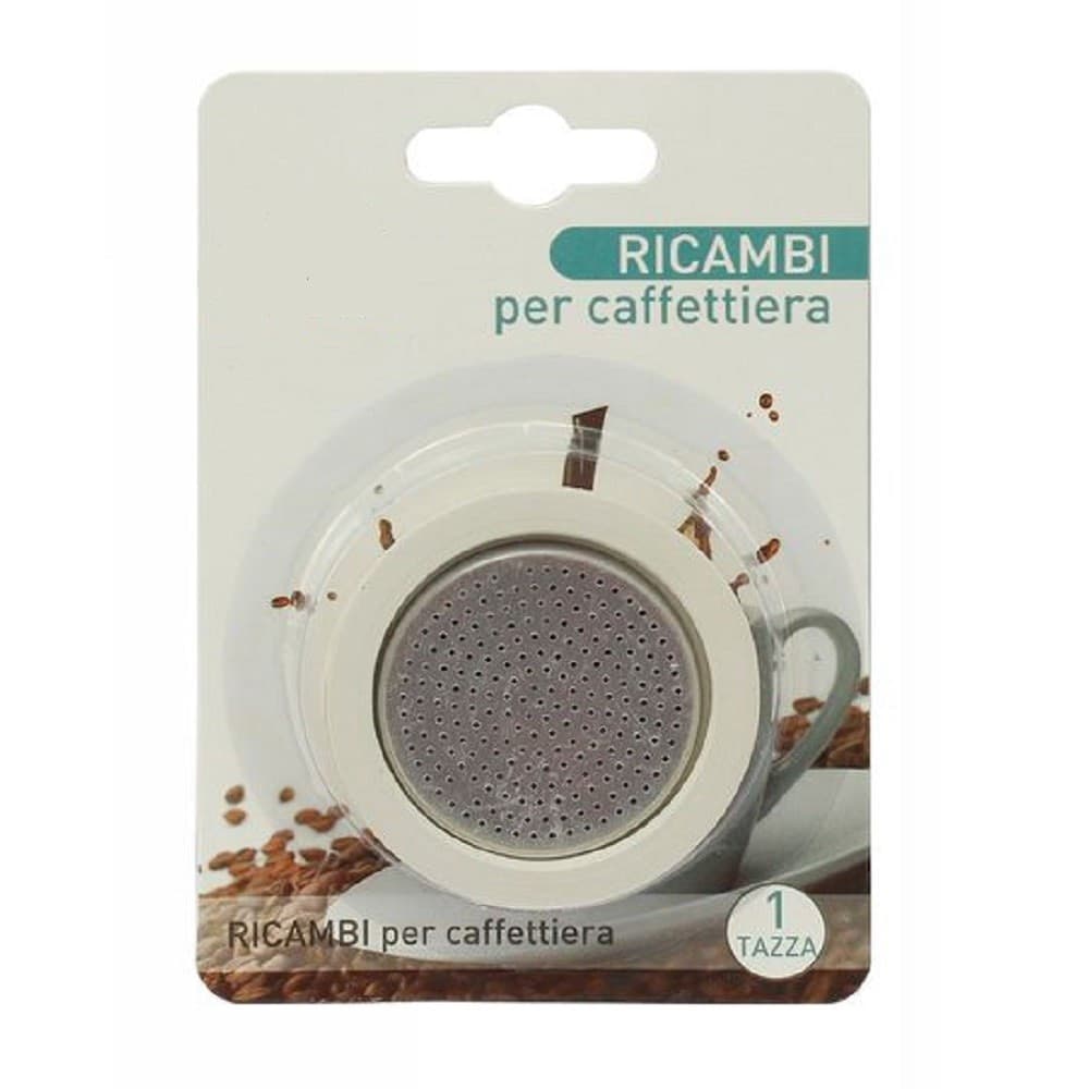 SET RICAMBI GUARNIZIONE GOMMA FILTRO PER CAFFETTIERA MOKA CAFFÈ 1 TAZZA 53324
