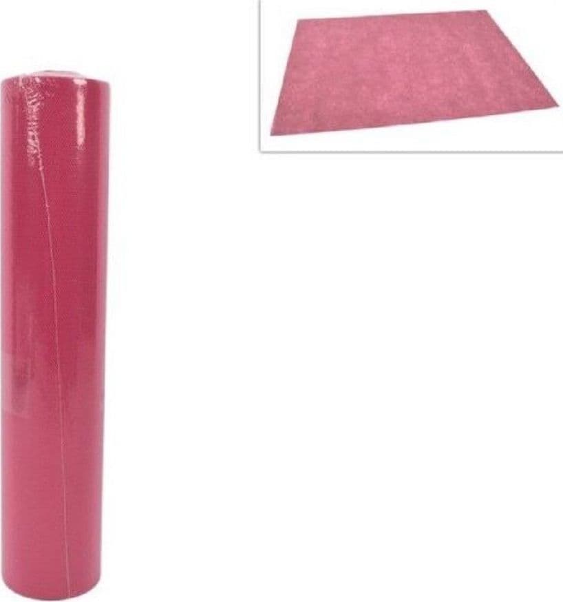 SET 20 PEZZI TOVAGLIETTE TOVAGLIE A STRAPPO RUNNER TNT RULLO 30 X 40 CM ROSA - 2