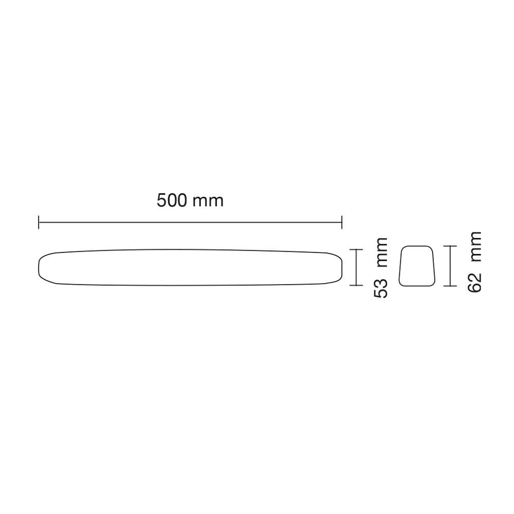 APPLIQUE LED 12 WATT IP20 PER SPECCHIO BAGNO LUCE CALDA NATURALE FREDDA XC-6424 - 6