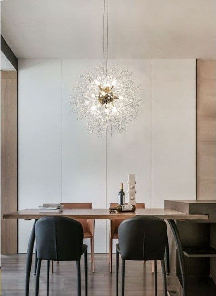 LAMPADARIO MODERNO PLAFONIERA FUOCHI D'ARTIFICIO LAMPADA A SOSPENSIONE G9 LP-32 - 3