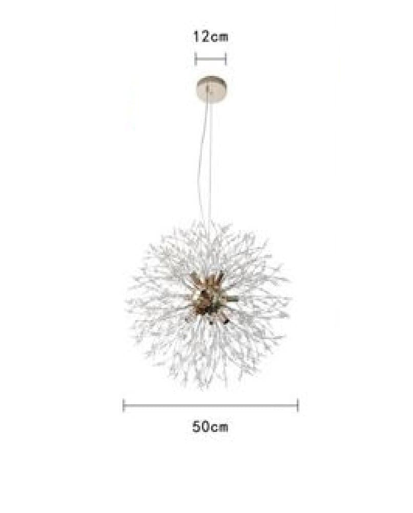 LAMPADARIO MODERNO PLAFONIERA FUOCHI D'ARTIFICIO LAMPADA A SOSPENSIONE G9 LP-32 - 4