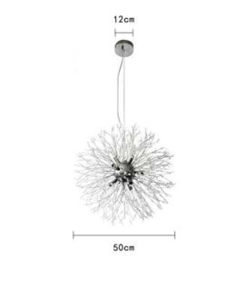 LAMPADARIO MODERNO PLAFONIERA FUOCHI D'ARTIFICIO LAMPADA A SOSPENSIONE G9 LP-32 - 5
