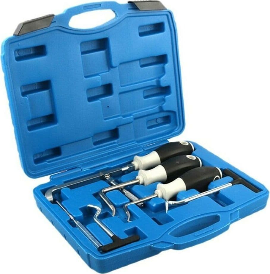 SET 6 ATTREZZI GANCI PER LA RIMOZIONE GUARNIZIONI ANELLI O-RING PARAOLIO HY63631 - 4