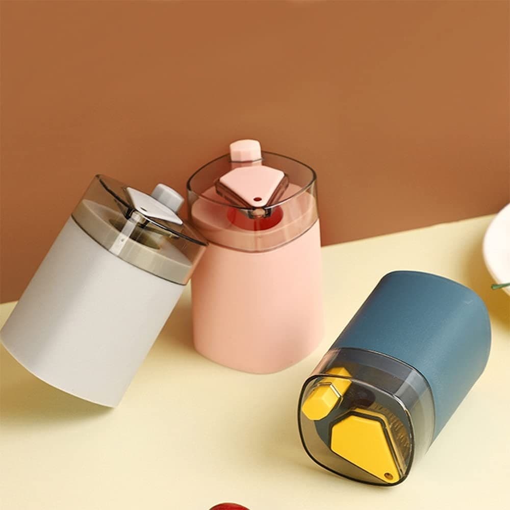 KIT 3 PEZZI PORTA STUZZICADENTI AUTOMATICO DISPENSER POP-UP PULIZIA DENTI CUCINA - 7