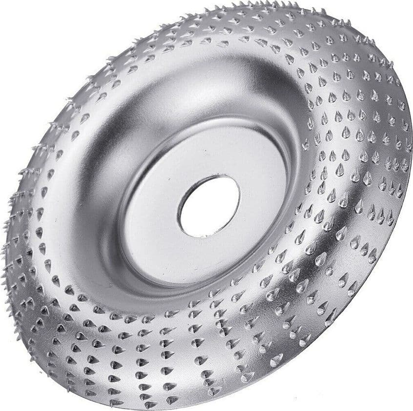 DISCO PER SMERIGLIATRICE ANGOLARE RASPA LEVIGATURA INTAGLIO LEGNO 125 MM 66014 - 2