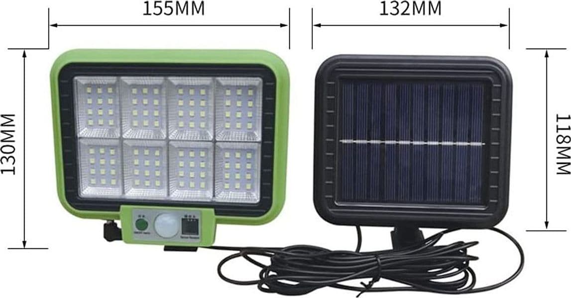 LAMPADA A ENERGIA SOLARE SENSORE MOVIMENTO 3 MODALITÀ IMPERMEABILE SCALE GIARDINO - 9