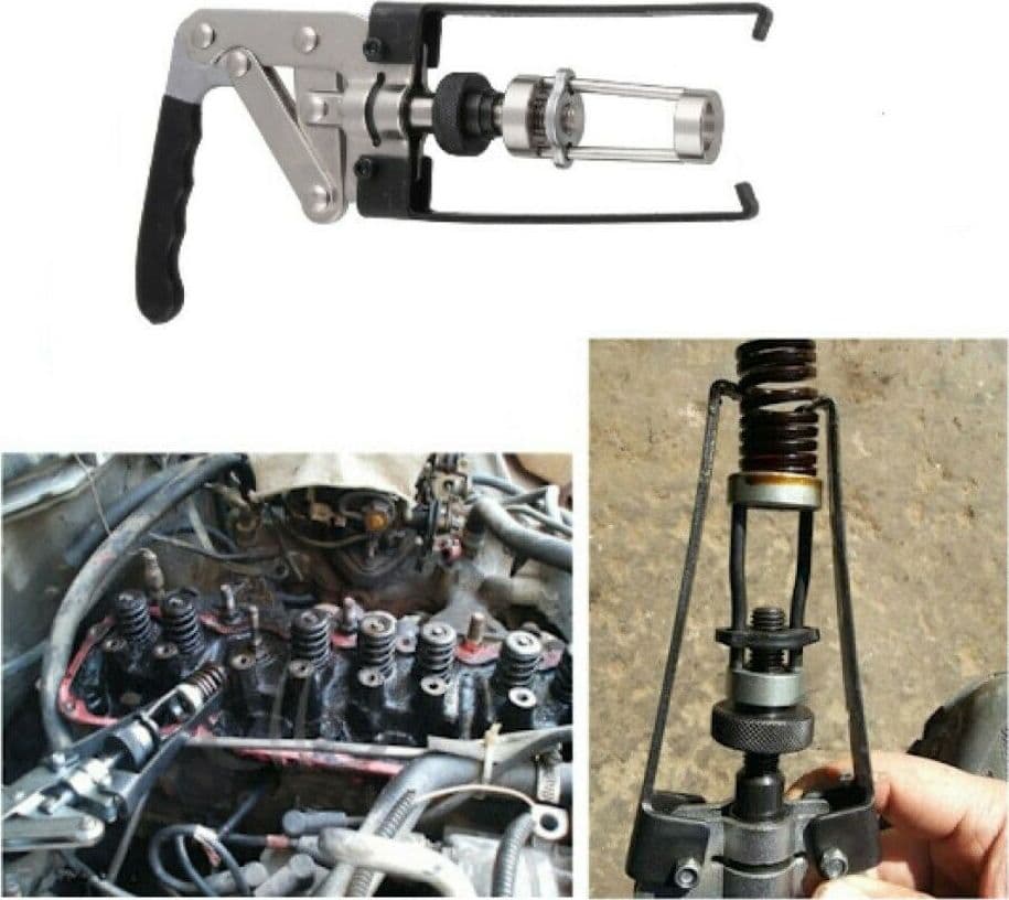 ATTREZZO COMPRESSORE PER INSTALLAZIONE RIMOZIONE MOLLE DELLE VALVOLE AUTO HY1571 - 4