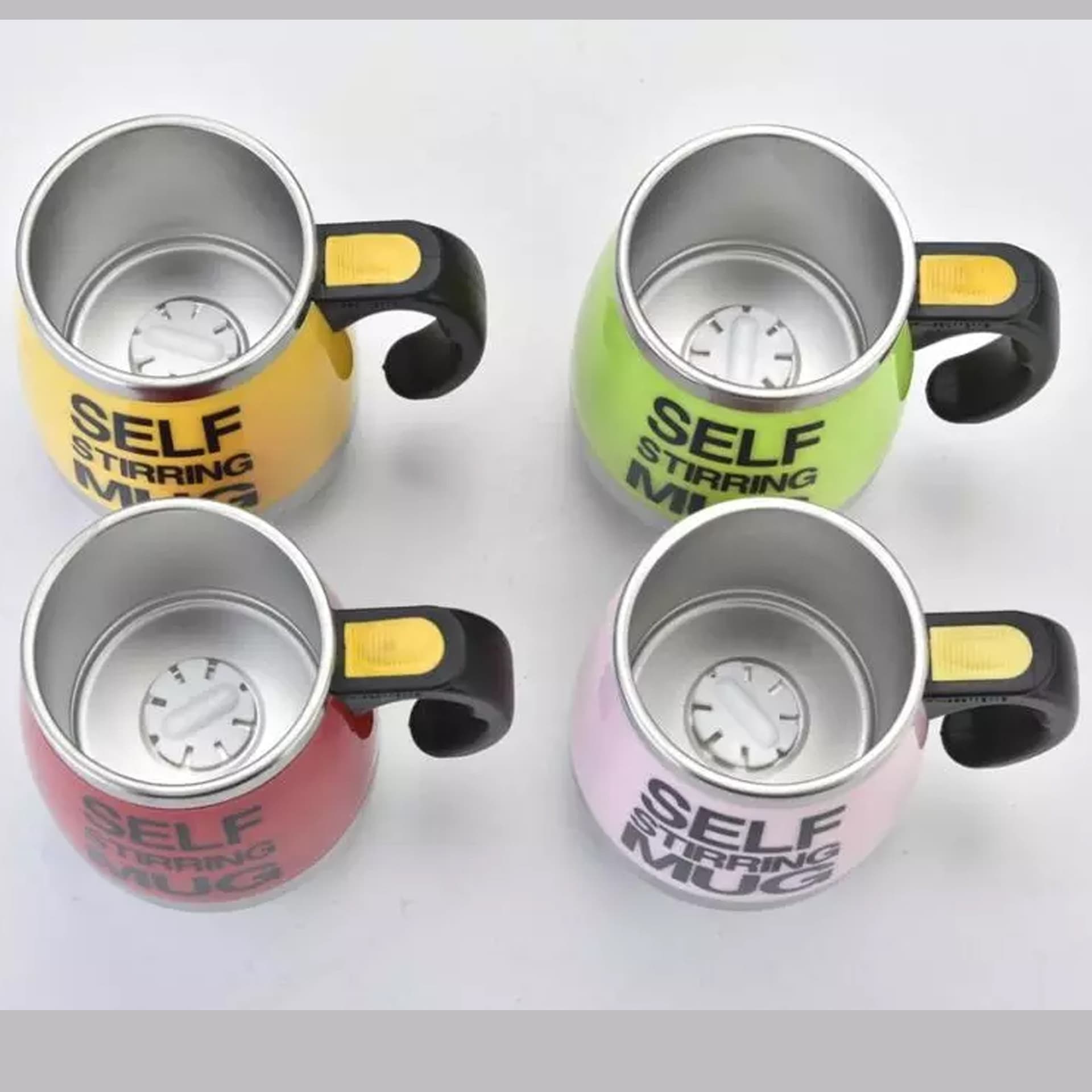 TAZZA BICCHIERE AUTOMESCOLANTE CILI STIRRING MUG PER CAPPUCCINO LATTE COLAZIONE - 2