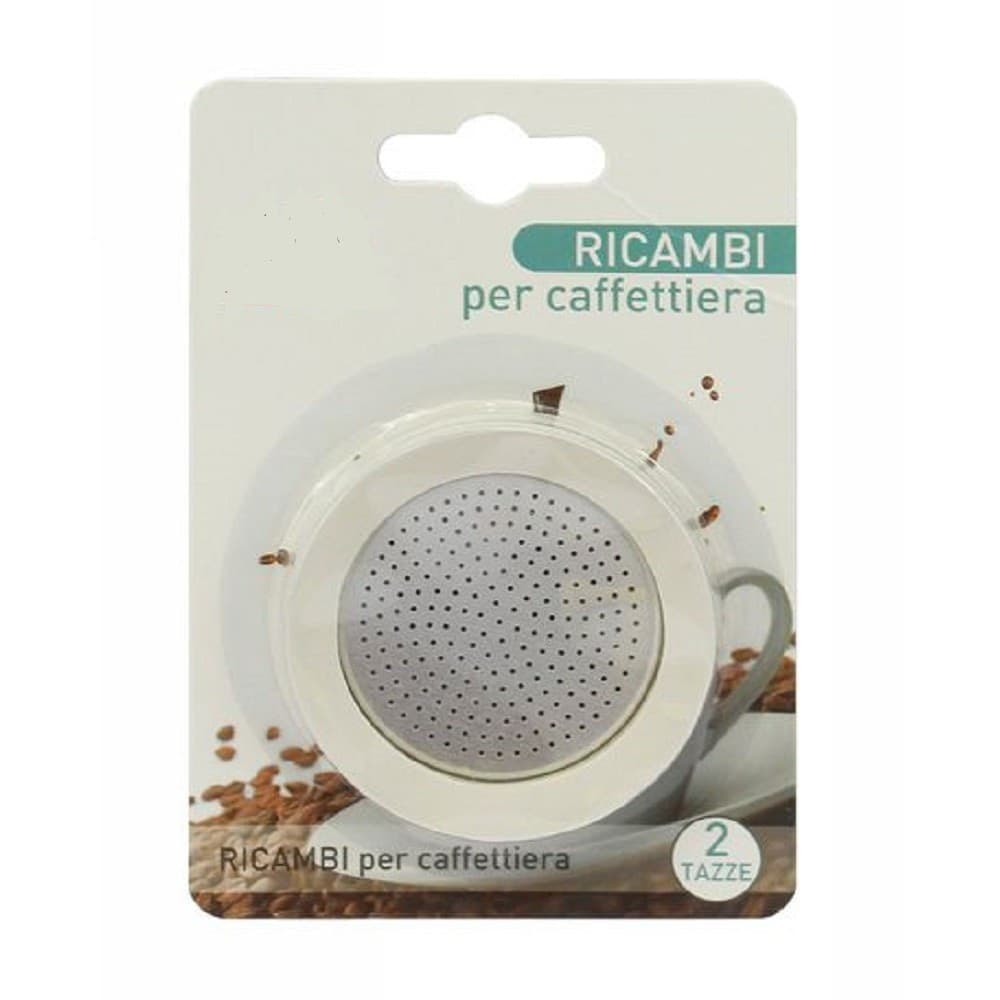 SET RICAMBI GUARNIZIONE GOMMA FILTRO PER CAFFETTIERA MOKA CAFFÈ 2 TAZZE 53325