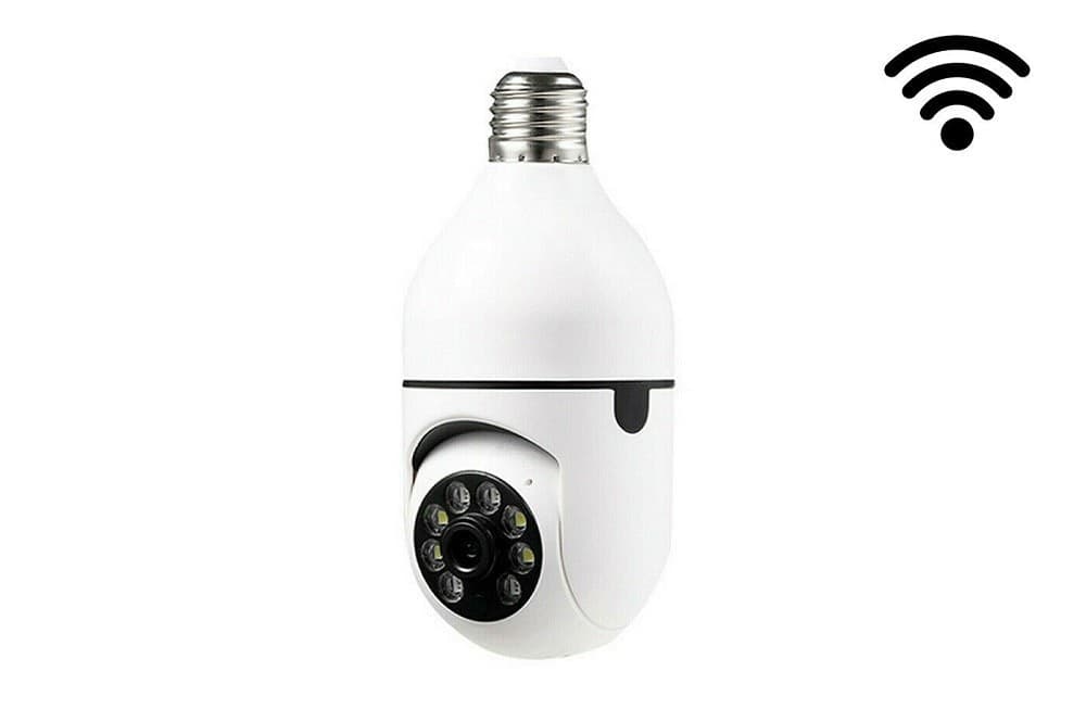TELECAMERA IP CAM LAMPADINA DA INTERNO 360° WIFI E27 VIDEOSORVEGLIANZA JT8177 - 6