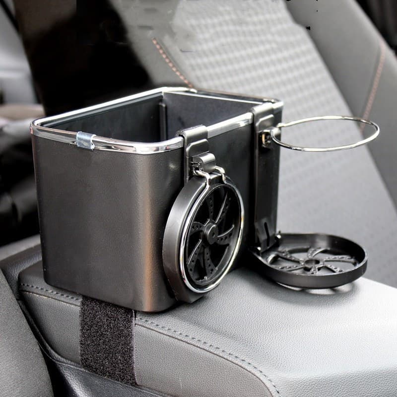 ORGANIZER PER BRACCIOLO UNIVERSALE PORTAOGGETTI PER AUTO CON PORTA BICCHIERI - 2