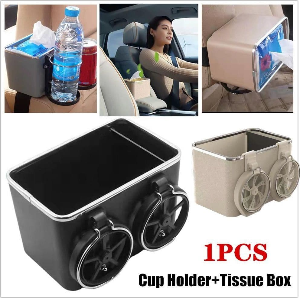 ORGANIZER PER BRACCIOLO UNIVERSALE PORTAOGGETTI PER AUTO CON PORTA BICCHIERI - 11