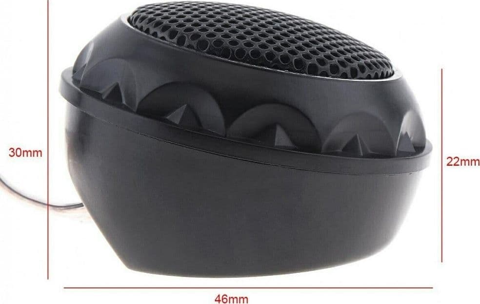 COPPIA TWEETER SPEAKER DIFFUSORI 140 WATT IMPIANTO STEREO AUTO AUTOMOBILE T280 - 5