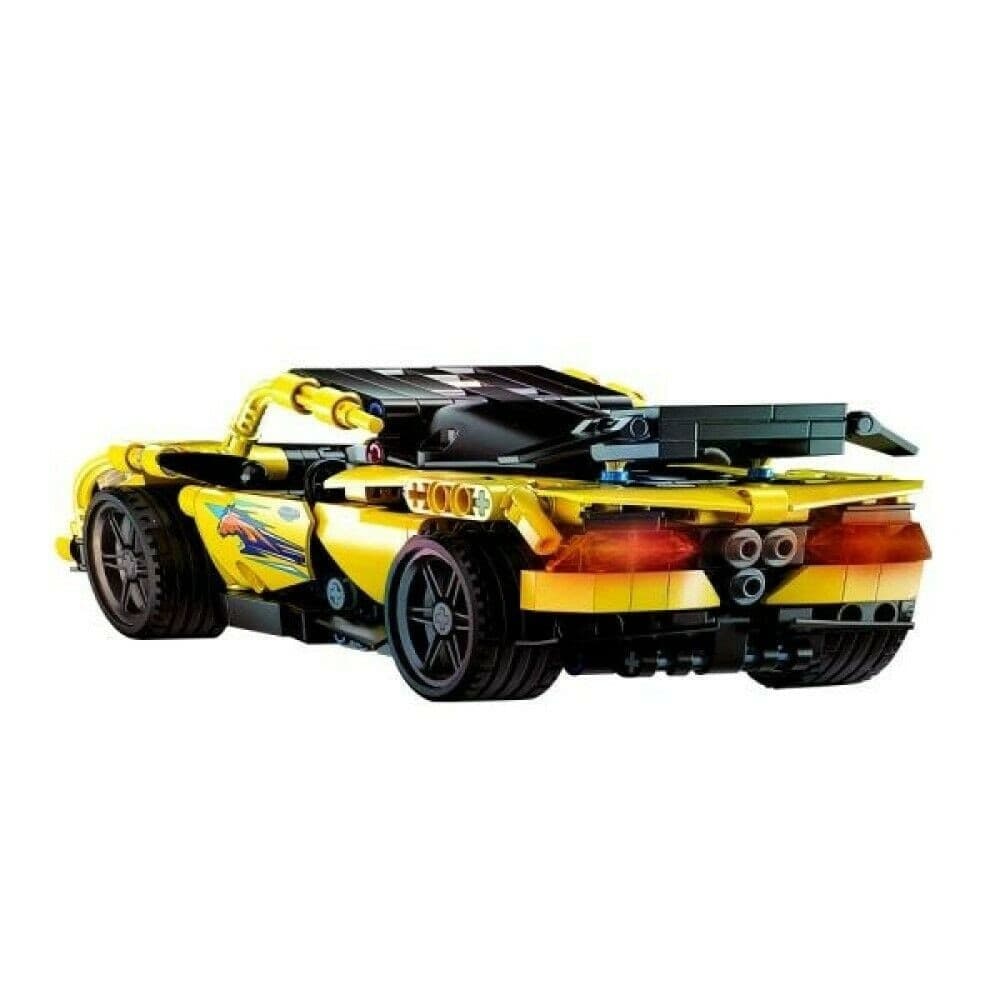 COSTRUZIONI MATTONCINI 509 + PEZZI AUTO SPORTIVA COMPATIBILE Q-JM801 - 4