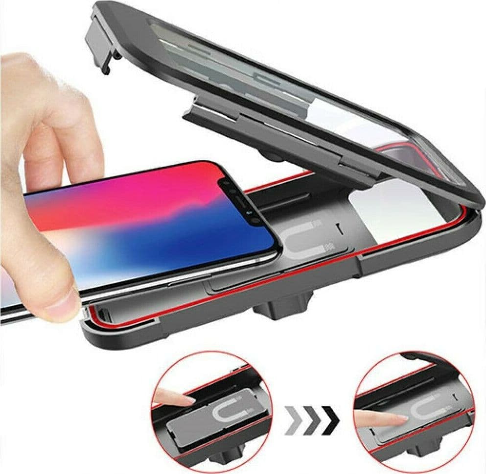SUPPORTO CUSTODIA PORTA CELLULARE IMPERMEABILE PER MOTO BICI FINO 6.7" HL-69 - 5