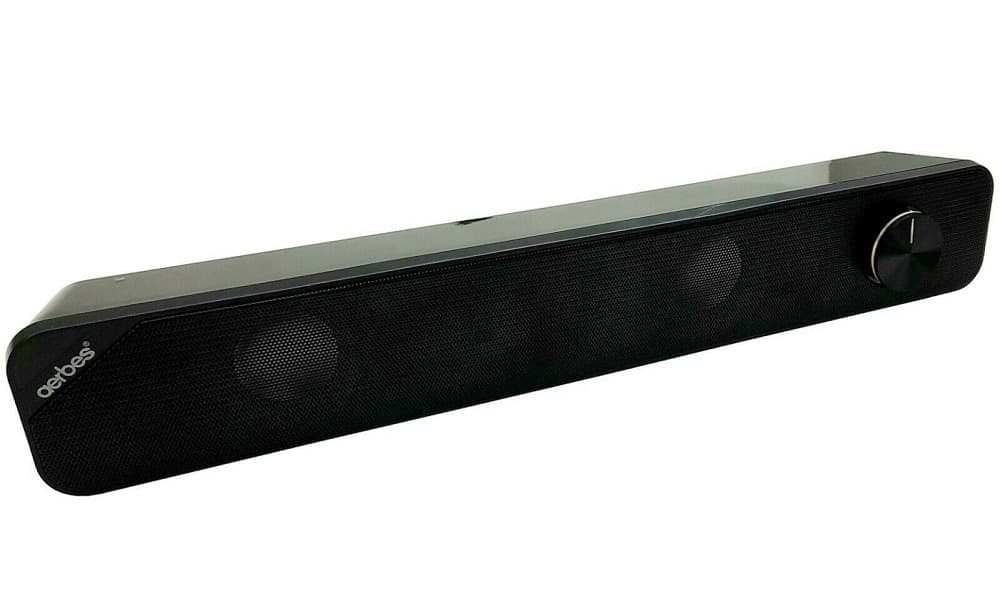 CASSA SOUNDBAR 2.0 AUX USB ALTOPARLANTE STEREO RGB TV PC HOME THEATER AB-D381 - 2