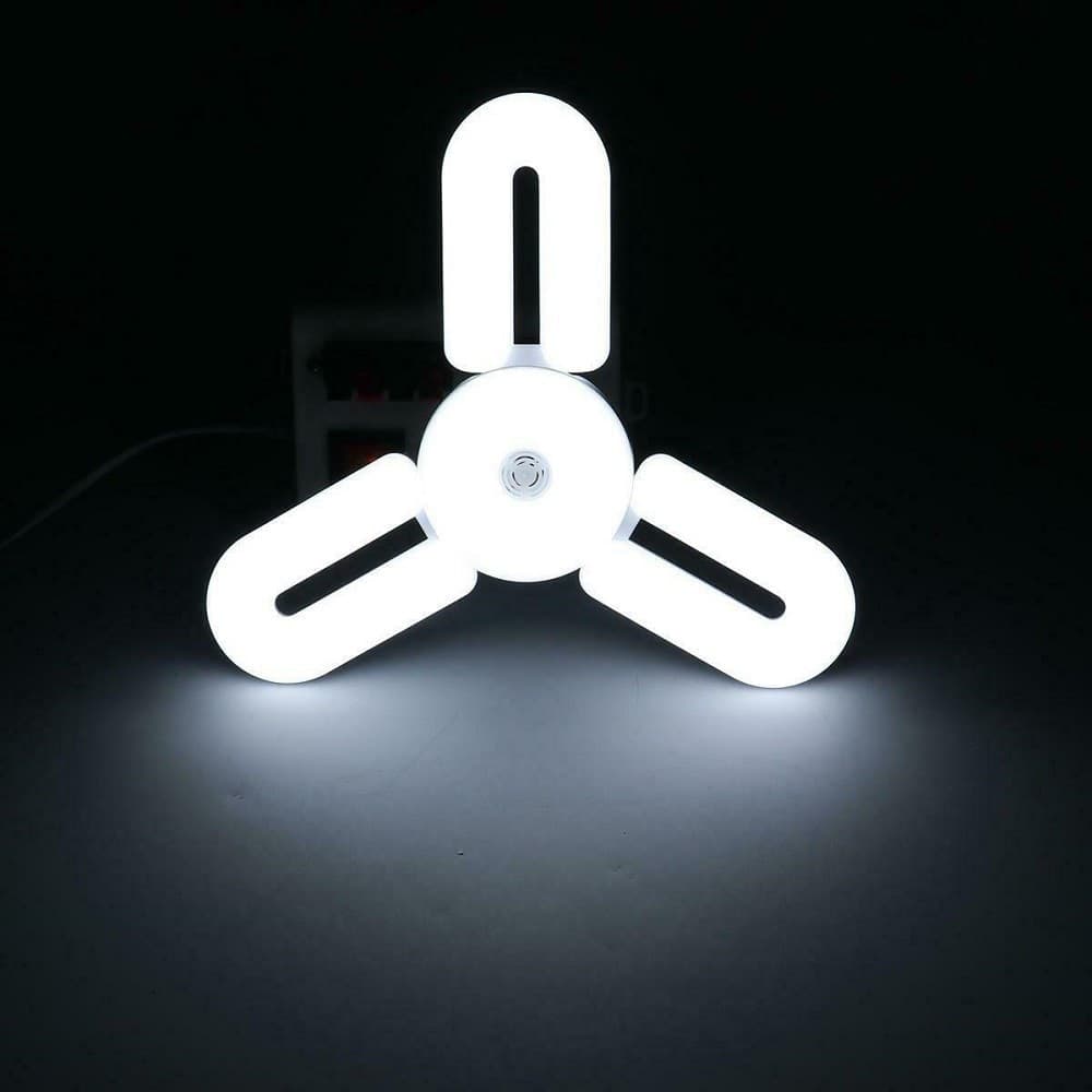 LAMPADA LAMPADARIO DEFORMABILE LAMPADINA LED 35W 6500K 3 VIE BIANCA E27 CCL-3+1 - 4