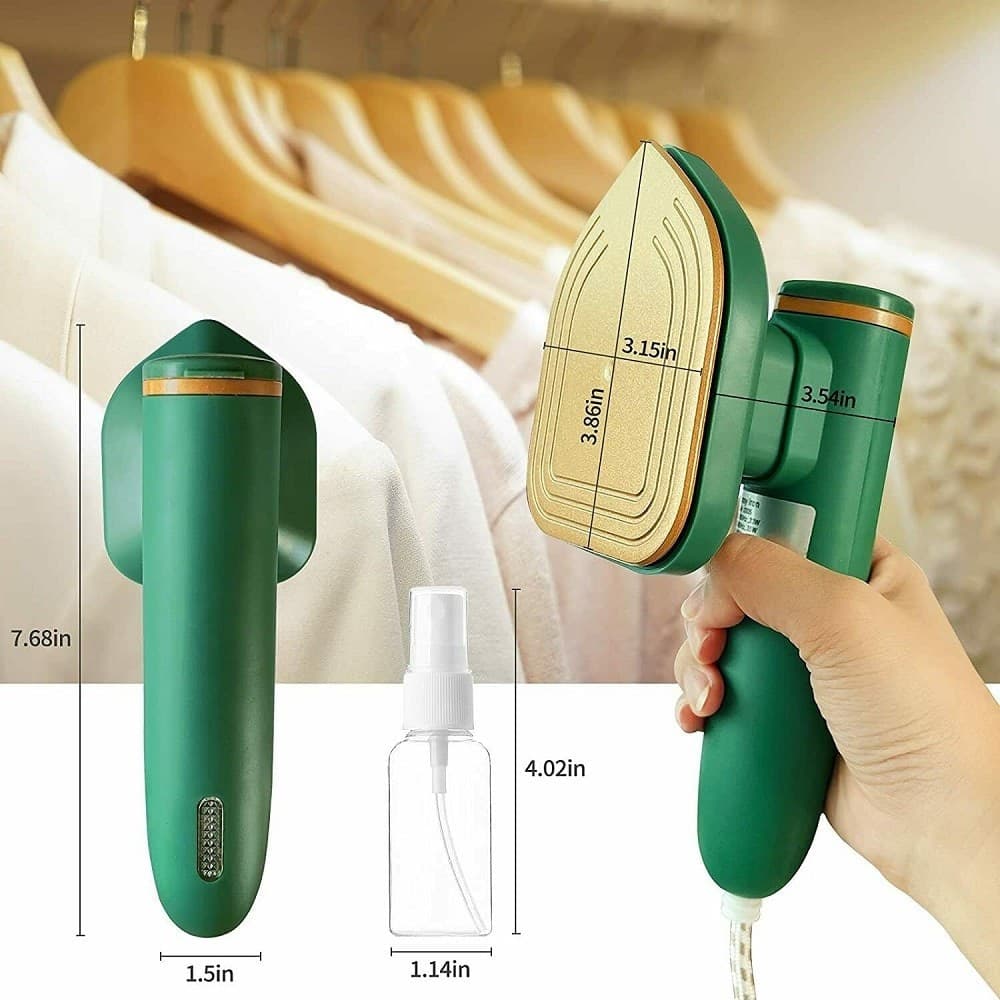 MINI FERRO DA STIRO VERTICALE STIRATRICE DA VIAGGIO SENZA VAPORE 350W MOD. M2 - 3