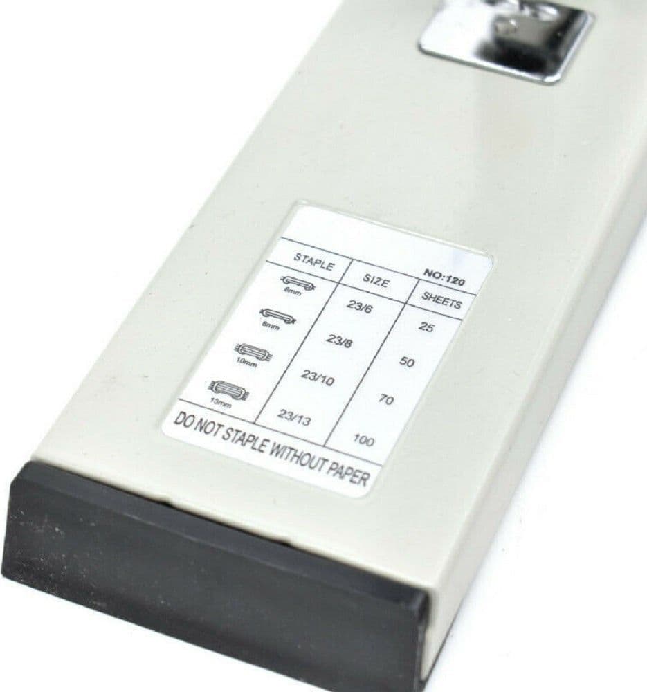 SPILLATRICE LEVA CUCITRICE DA TAVOLO 100 FOGLI PINZATRICE UFFICIO NEGOZIO DG-110 - 5