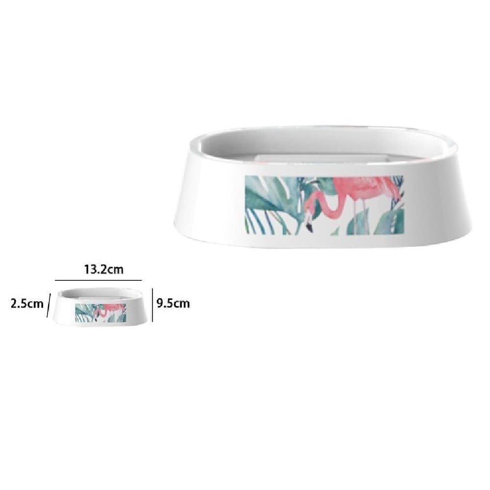 PORTASAPONE SAPONETTA ACCESSORIO PER BAGNO IN PLASTICA 13.2CM FENICOTTERI 69966 - 2