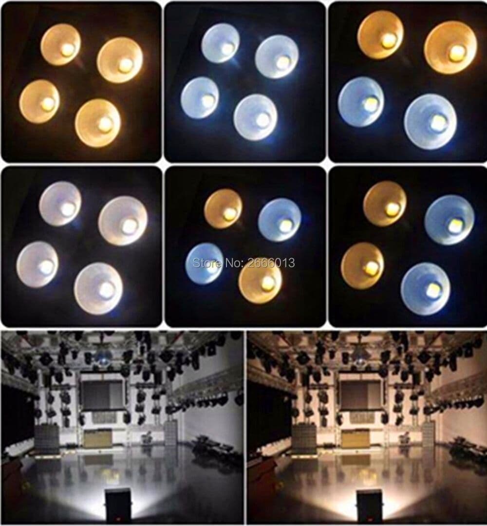 ACCECATORE LED 4 X 50 W BIANCO CALDO + NATURALE BLINDER DMX COLOR CHANGE STROBO - 3