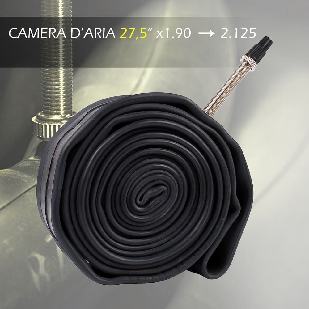 CAMERA D'ARIA BICI 27,5"X1.90 2.125 VALVOLA PRESTA COMPATIBILE REGINA ITALIA 3977 - 3