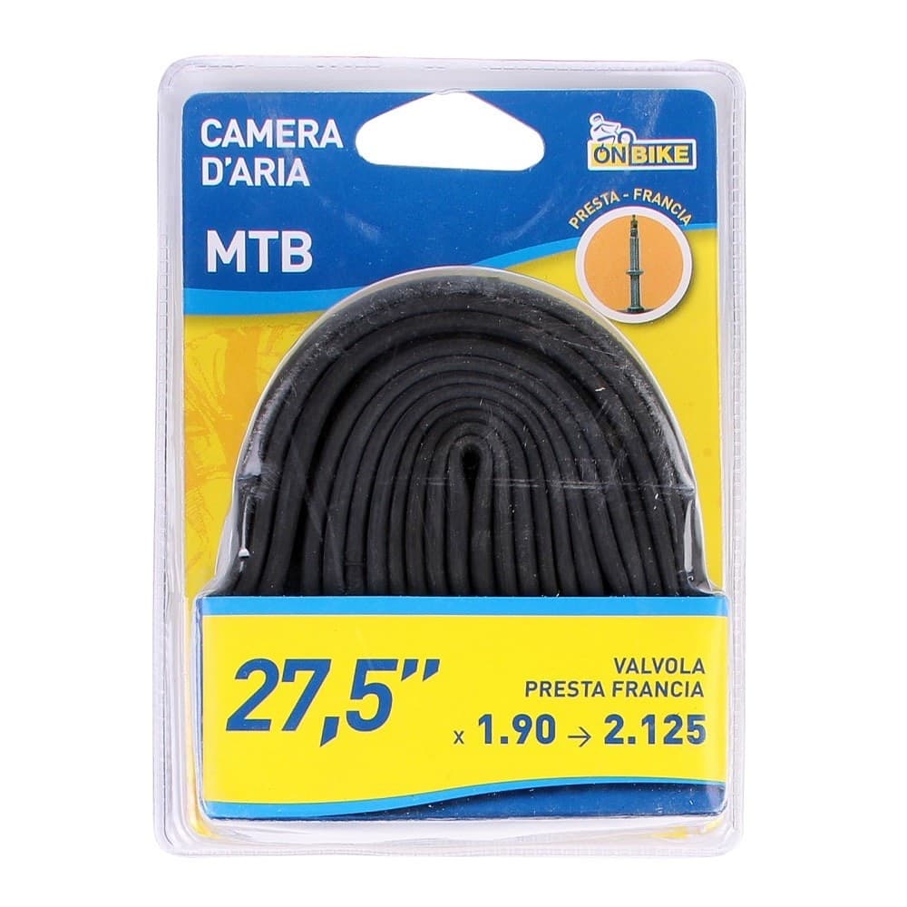 CAMERA D'ARIA BICI 27,5"X1.90 2.125 VALVOLA PRESTA COMPATIBILE REGINA ITALIA 3977 - 4