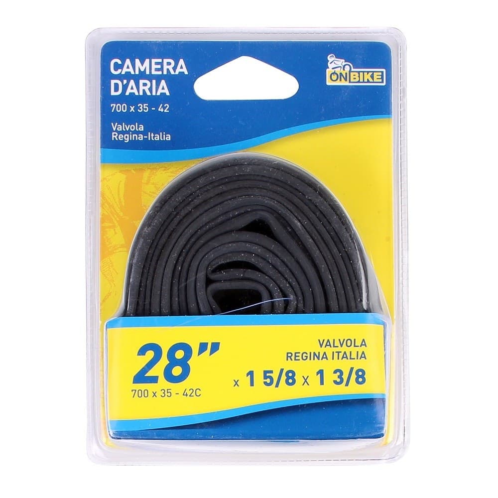 CAMERA D'ARIA PER BICI 28" 700 X 35-42C 1X 5/8 1X 3/8 VALVOLA REGINA ITALIA 2009 - 3