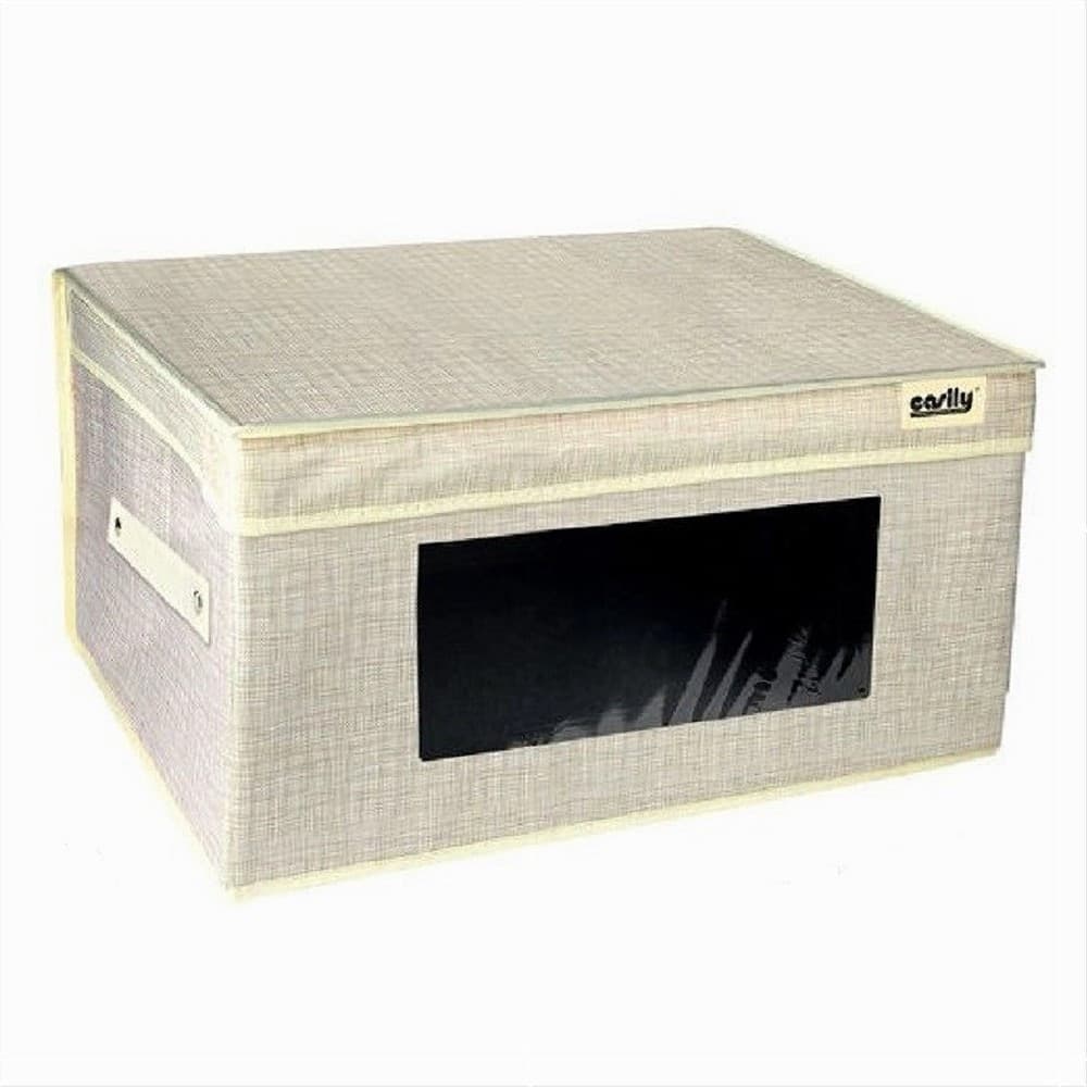BOX SCATOLA SALVASPAZIO PORTATUTTO CONTENITORE ORGANIZER 40 X 30 X 20 CM 69699 - 4