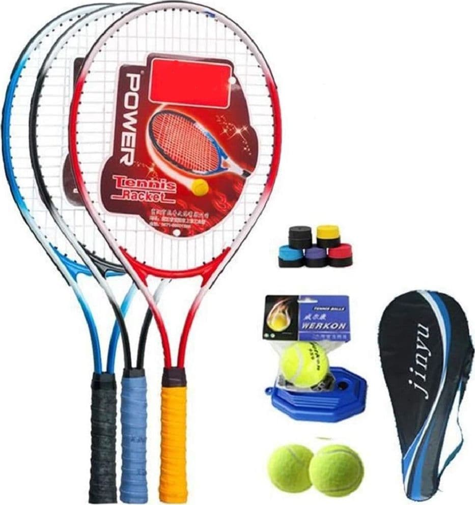 RACCHETTA DA TENNIS PER PRINCIPIANTI SINGOLO PROFESSIONALE UOMO DONNA UNIVERSALE - 2