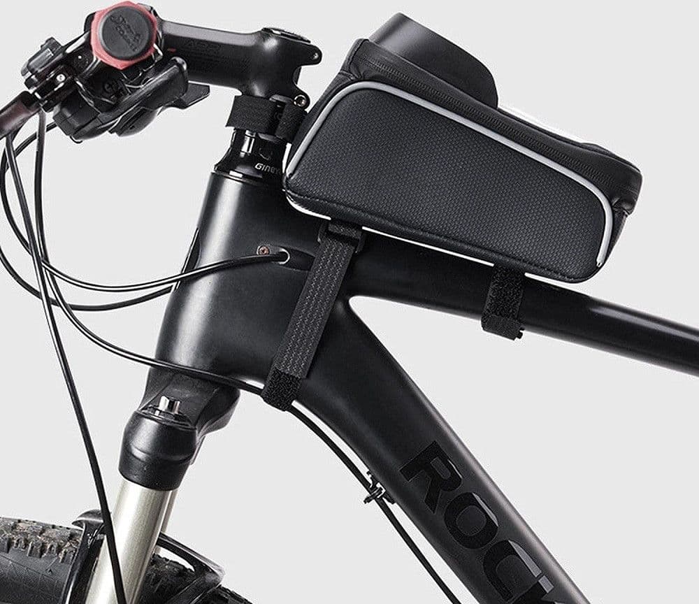 BORSA PER MANUBRIO TELAIO ANTERIORE PER BICI MOUNTAIN BIKE 20,5X8,2X8,2X10,3X3CM - 7